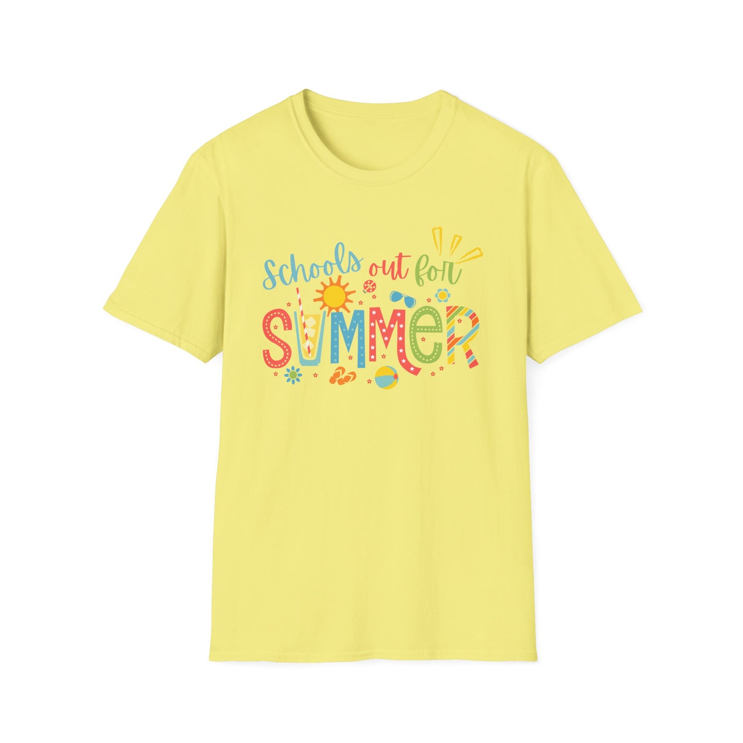 Schools Out for SUMMER! Unisex Softstyle T-Shirt