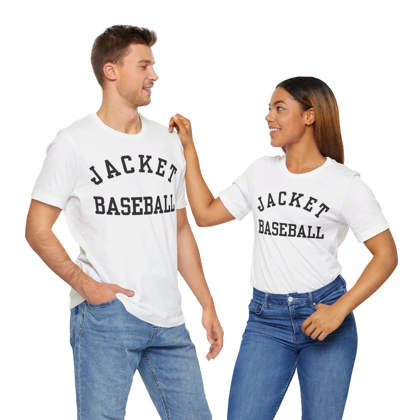 Classic Jacket Baseball Unisex Jersey Short Sleeve Tee