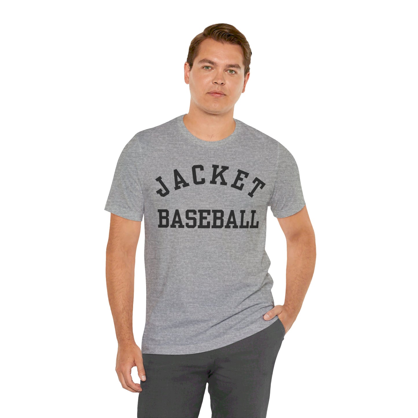 Classic Jacket Baseball Unisex Jersey Short Sleeve Tee