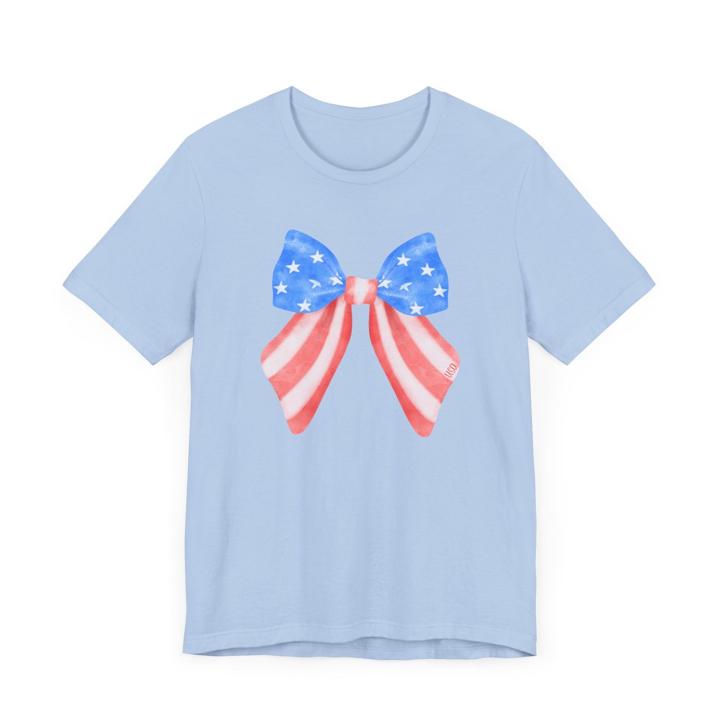 USA Bow Bella Canvas 3001 Unisex Jersey Short Sleeve Tee