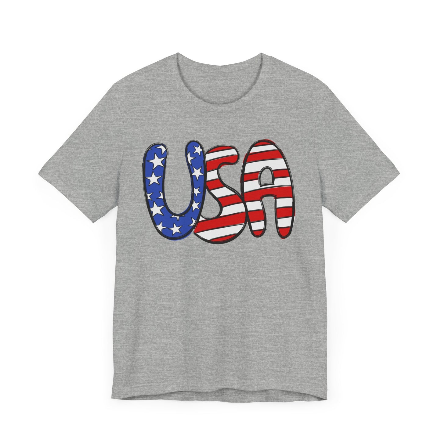 USA Unisex Jersey Short Sleeve Tee