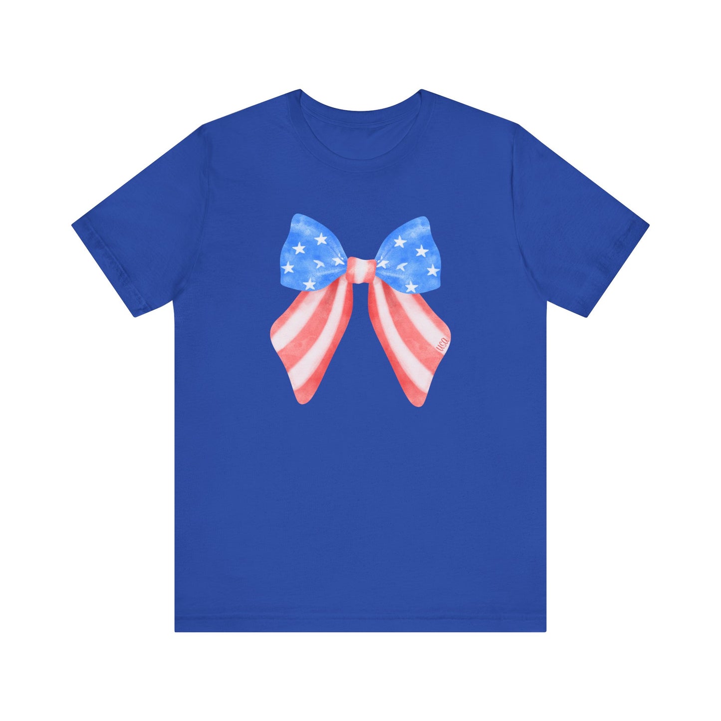 USA Bow Bella Canvas 3001 Unisex Jersey Short Sleeve Tee