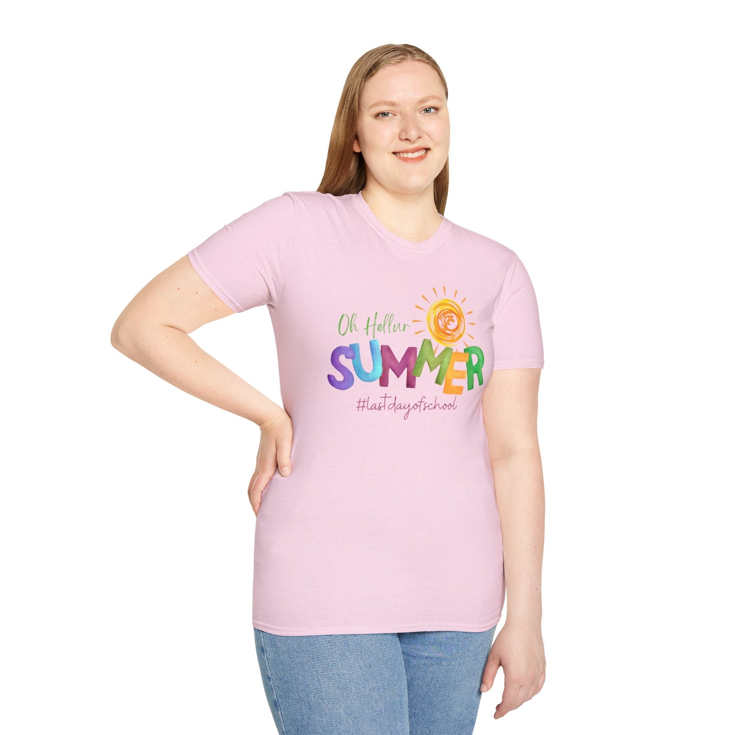 Oh Hellur Summer Unisex Softstyle T-Shirt