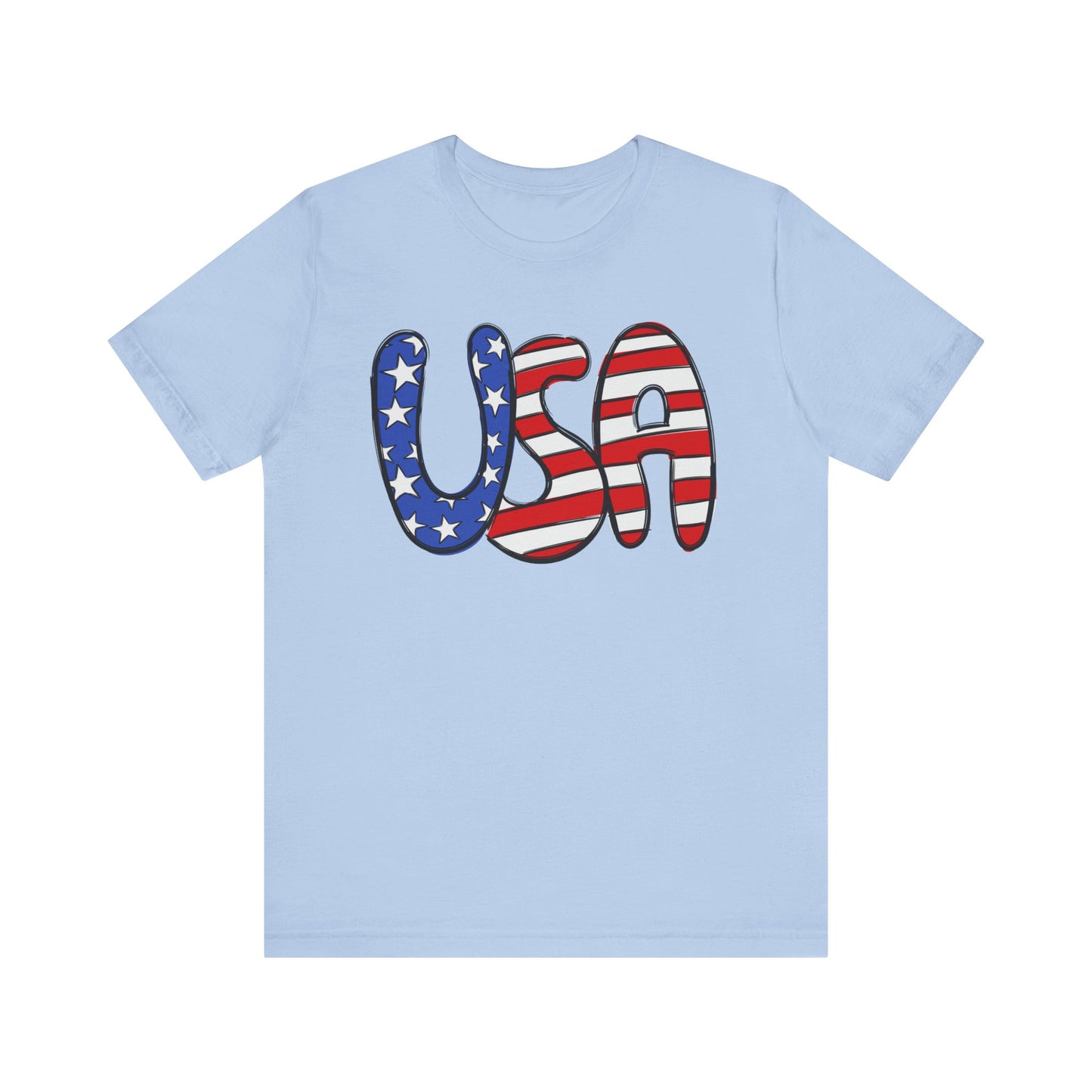 USA Unisex Jersey Short Sleeve Tee