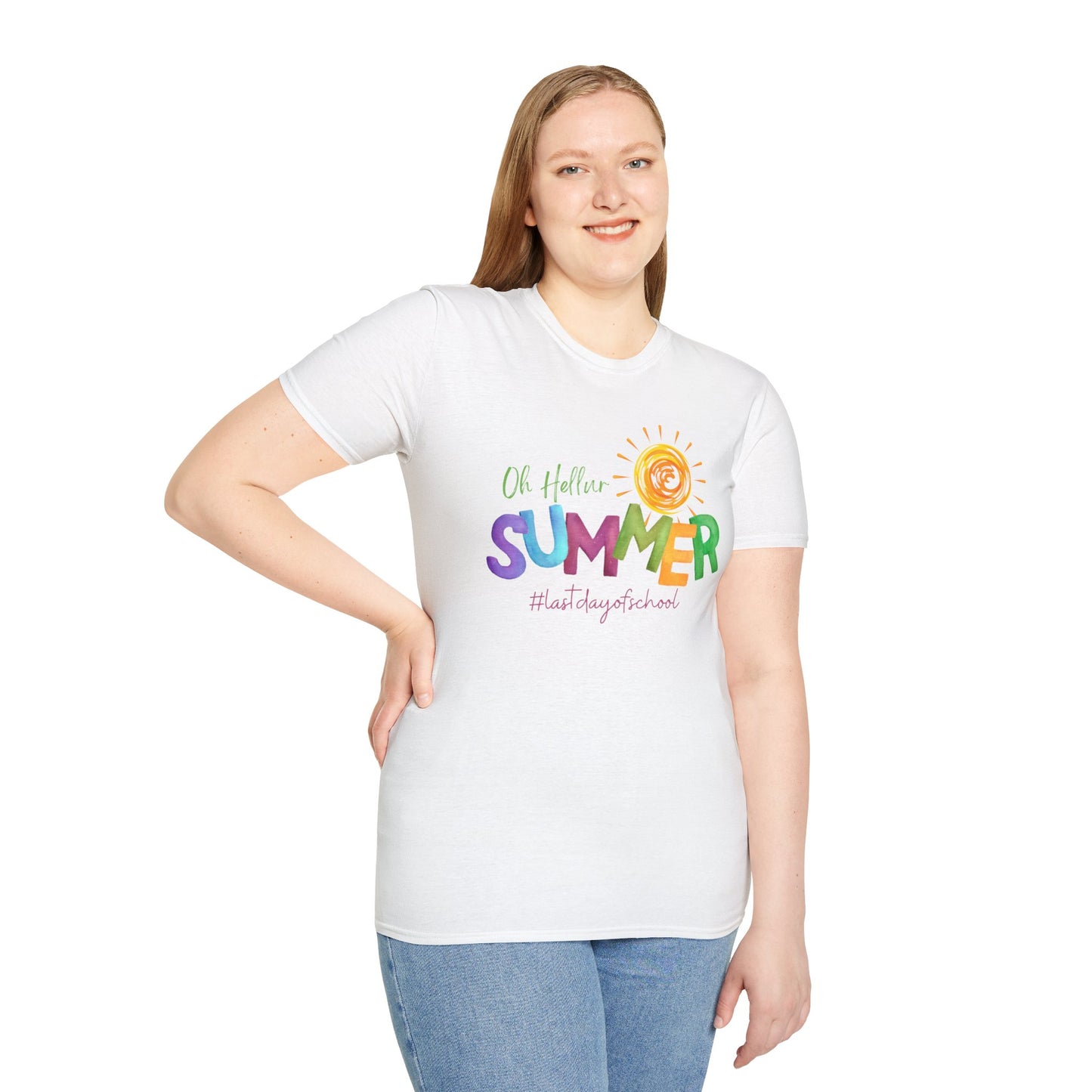 Oh Hellur Summer Unisex Softstyle T-Shirt