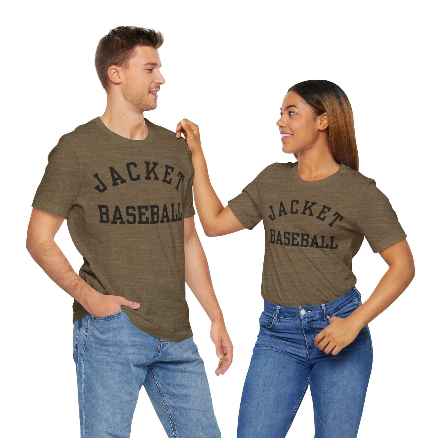 Classic Jacket Baseball Unisex Jersey Short Sleeve Tee