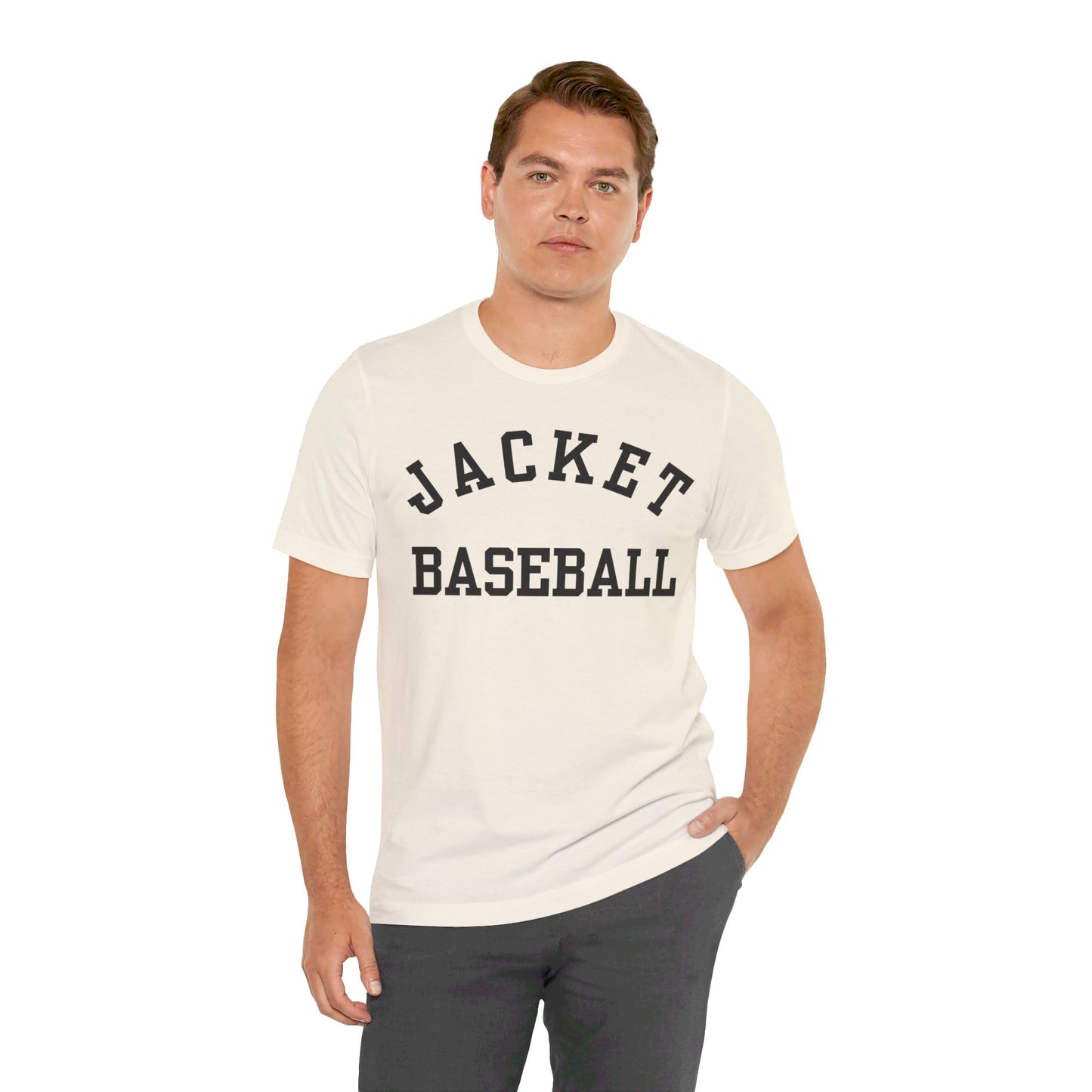 Classic Jacket Baseball Unisex Jersey Short Sleeve Tee