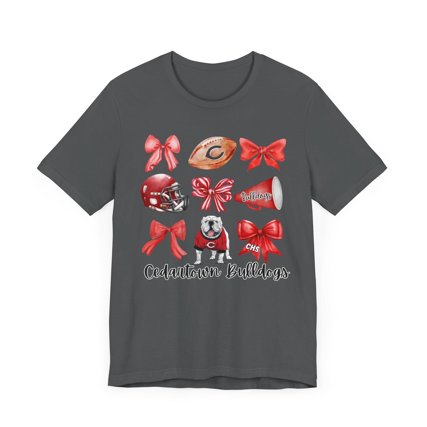 Bows & Bulldogs Unisex Jersey Short Sleeve Tee