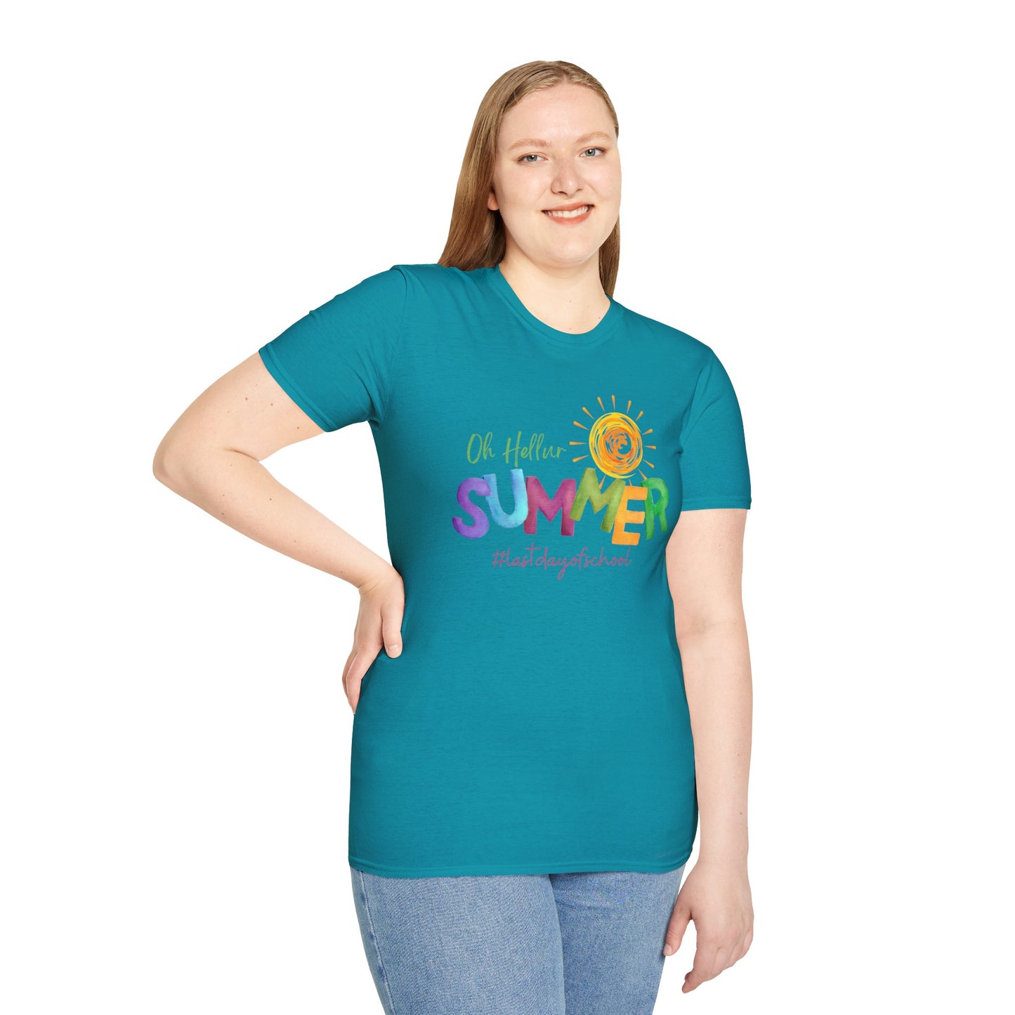 Oh Hellur Summer Unisex Softstyle T-Shirt