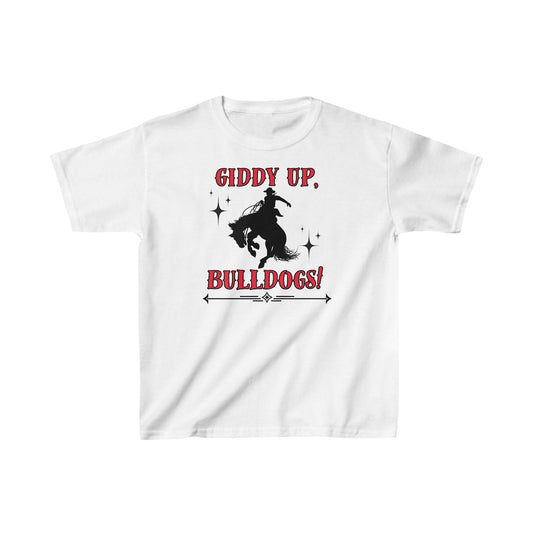 Giddy Up Bulldogs Kids Heavy Cotton™ Tee