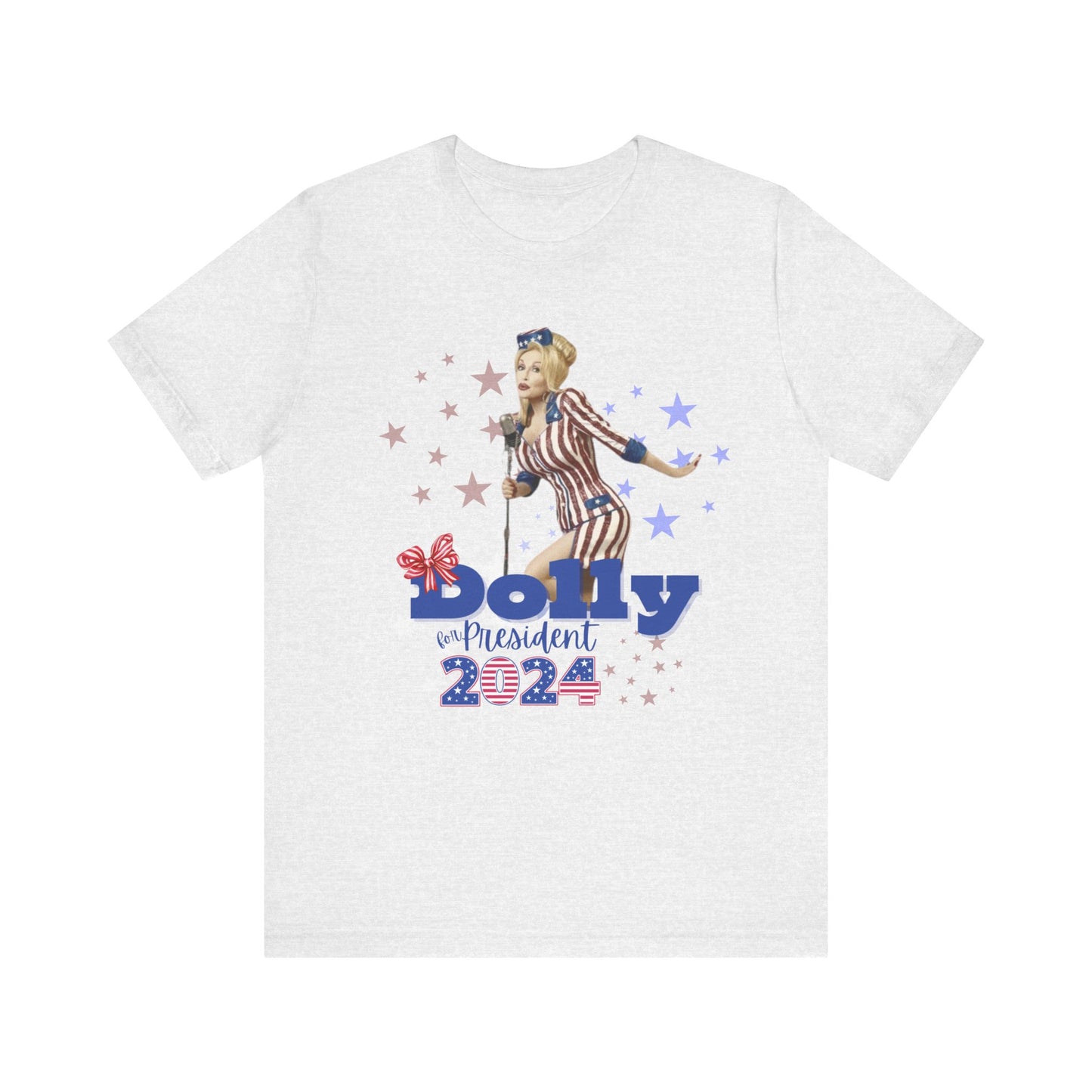 Dolly for President 2024 Bella+Canvas Unisex Jersey Short Sleeve Tee