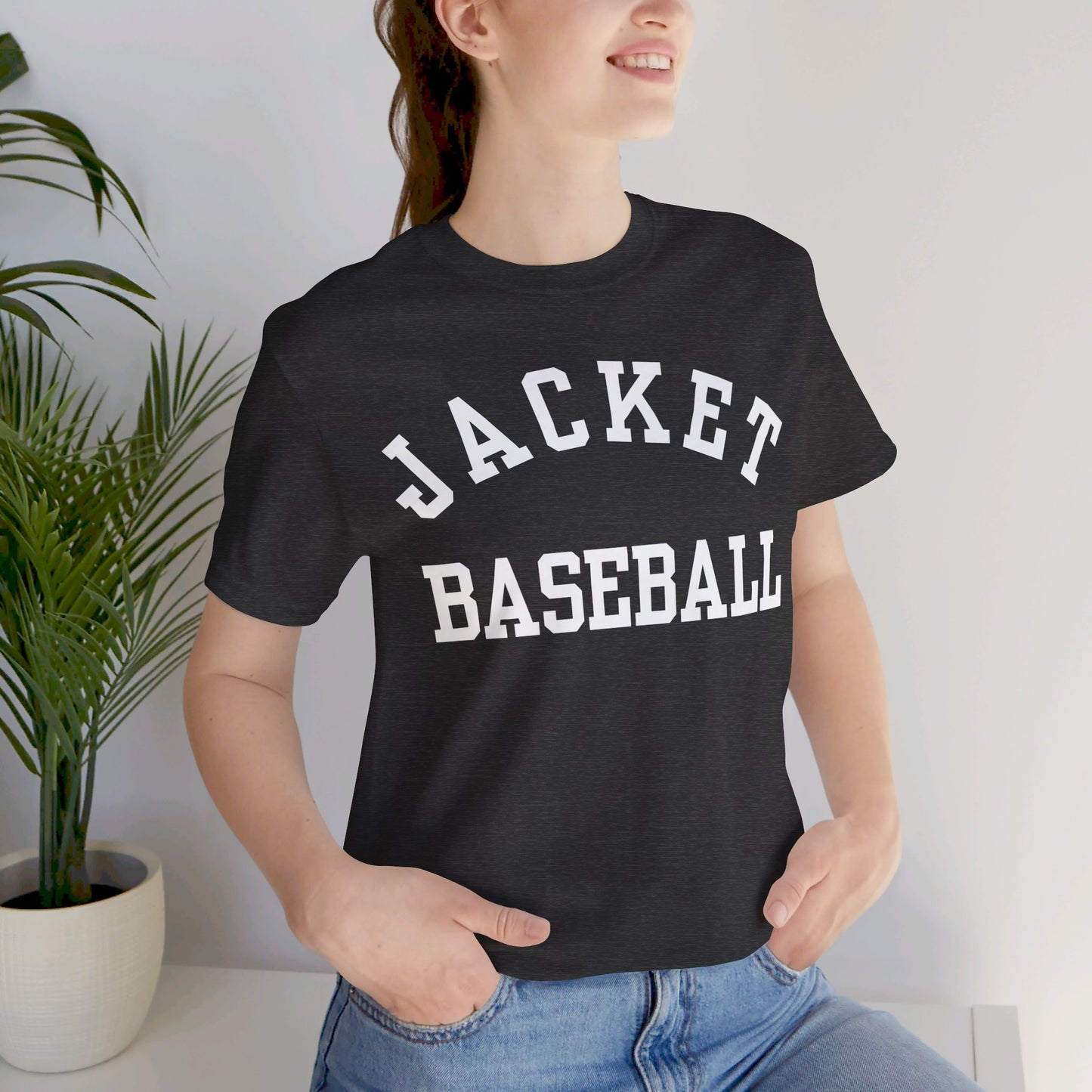 Classic Jacket Baseball Unisex Jersey Short Sleeve Tee