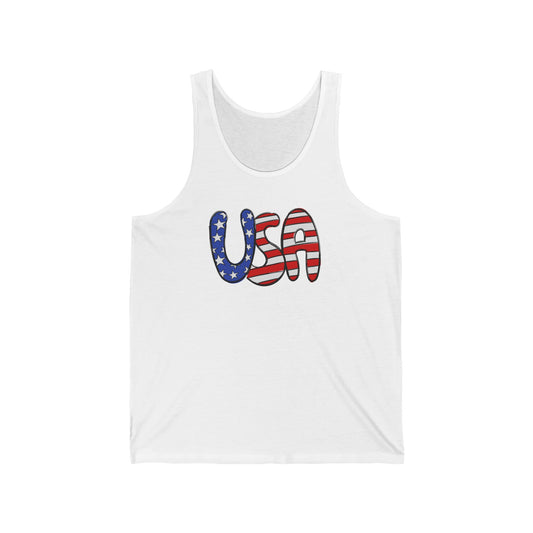 USA Unisex Jersey Tank