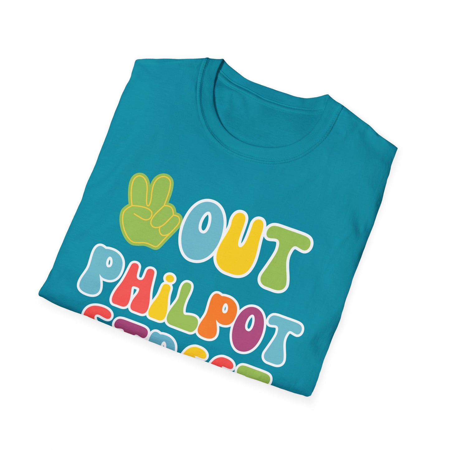 Peace out Philpot Street Unisex Softstyle T-Shirt