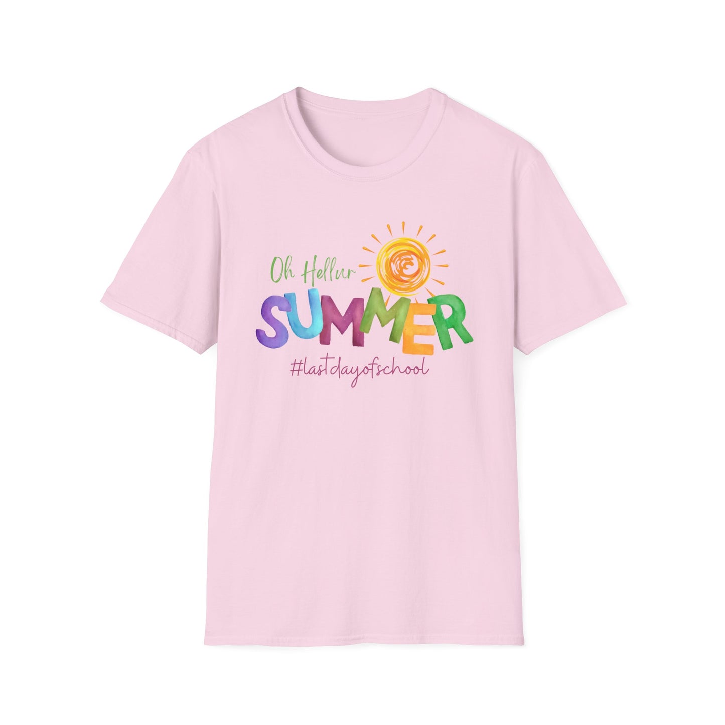 Oh Hellur Summer Unisex Softstyle T-Shirt