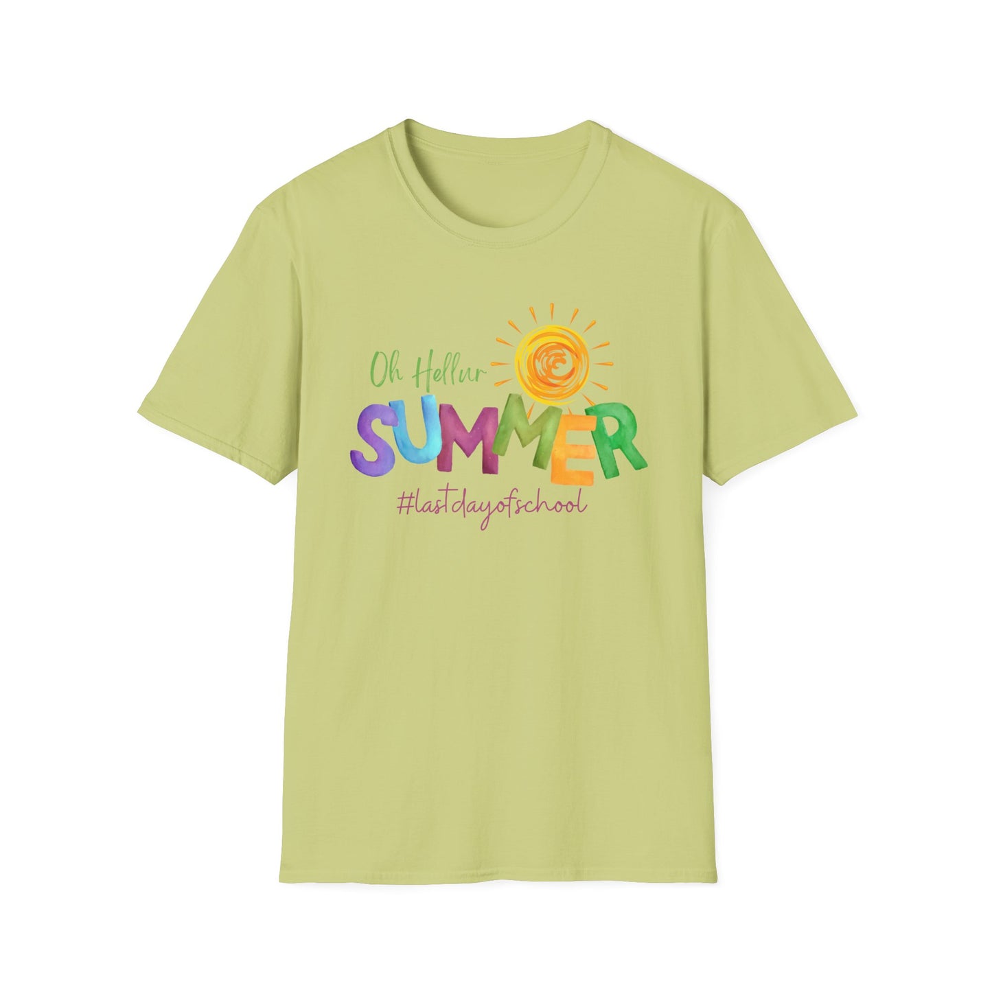 Oh Hellur Summer Unisex Softstyle T-Shirt