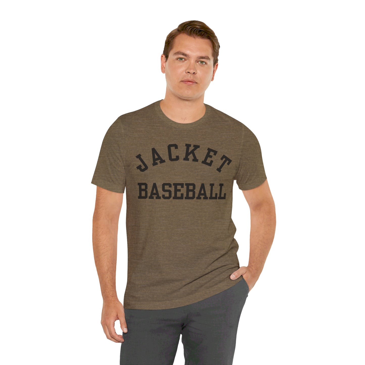 Classic Jacket Baseball Unisex Jersey Short Sleeve Tee