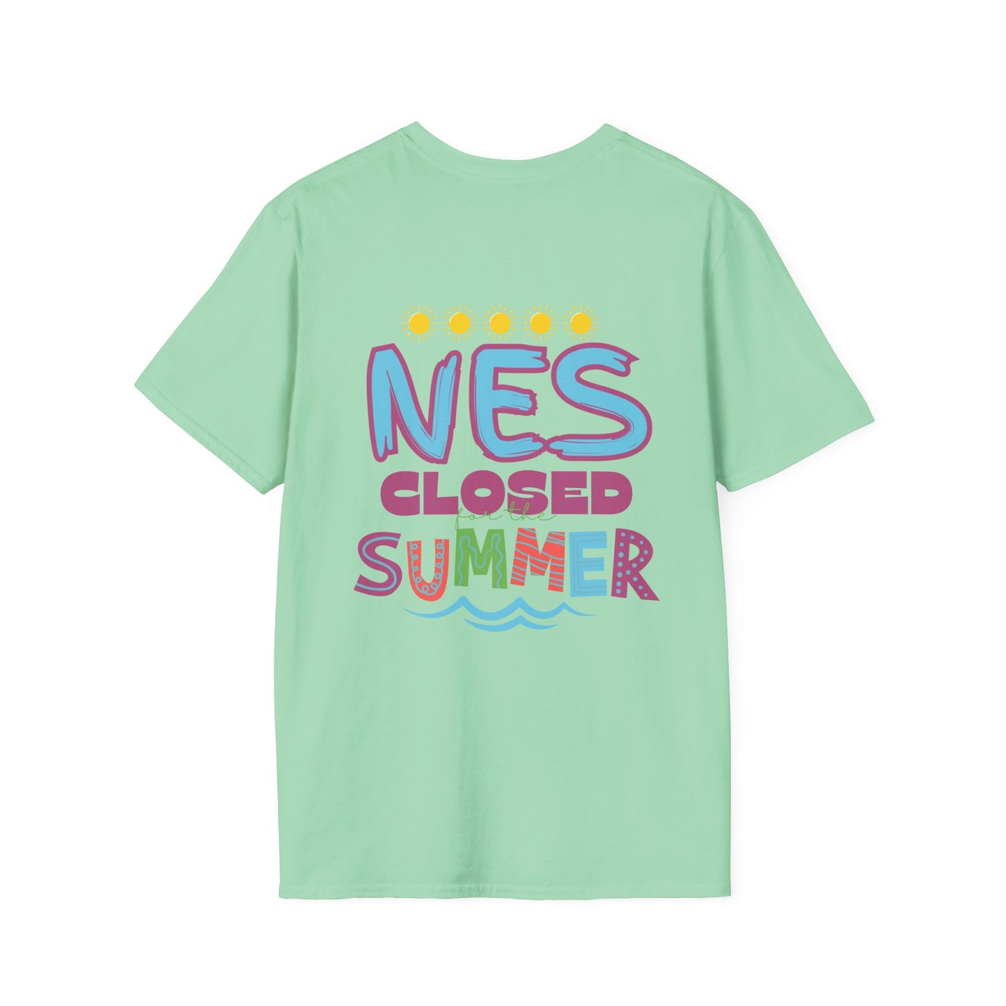 NES Closed for the Summer Unisex Softstyle T-Shirt