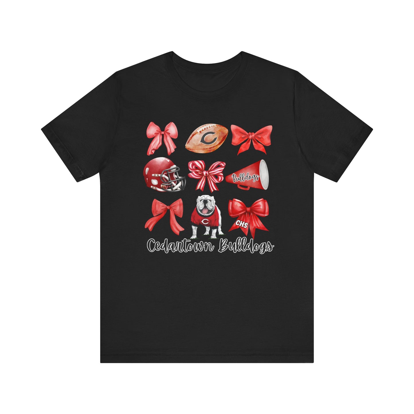 Bows & Bulldogs Unisex Jersey Short Sleeve Tee