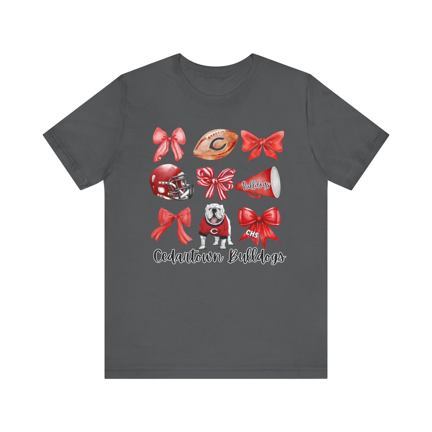 Bows & Bulldogs Unisex Jersey Short Sleeve Tee