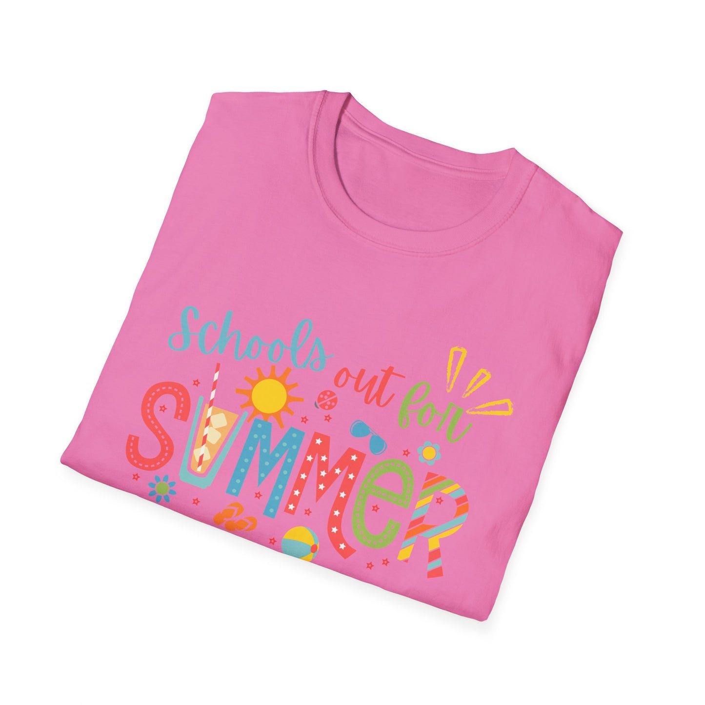 Schools Out for SUMMER! Unisex Softstyle T-Shirt