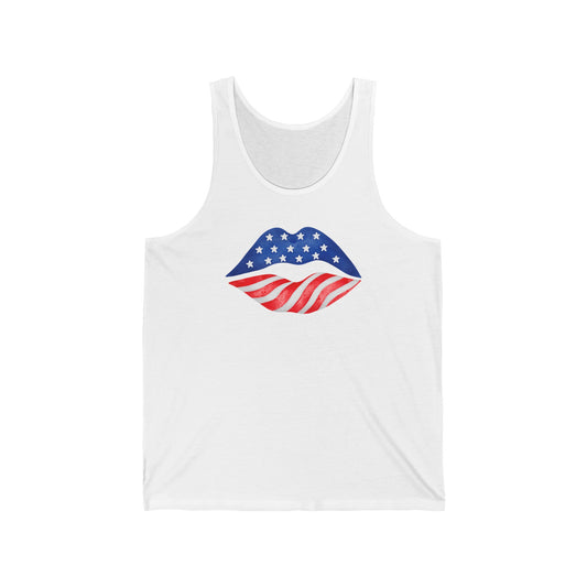 USA Kiss Unisex Jersey Tank