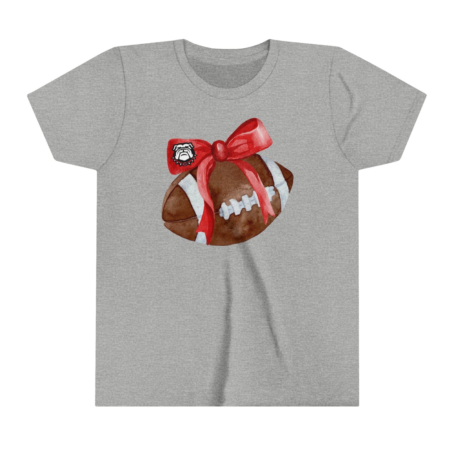 Cedartown Football and Bow KIDS Youth Short Sleeve Tee