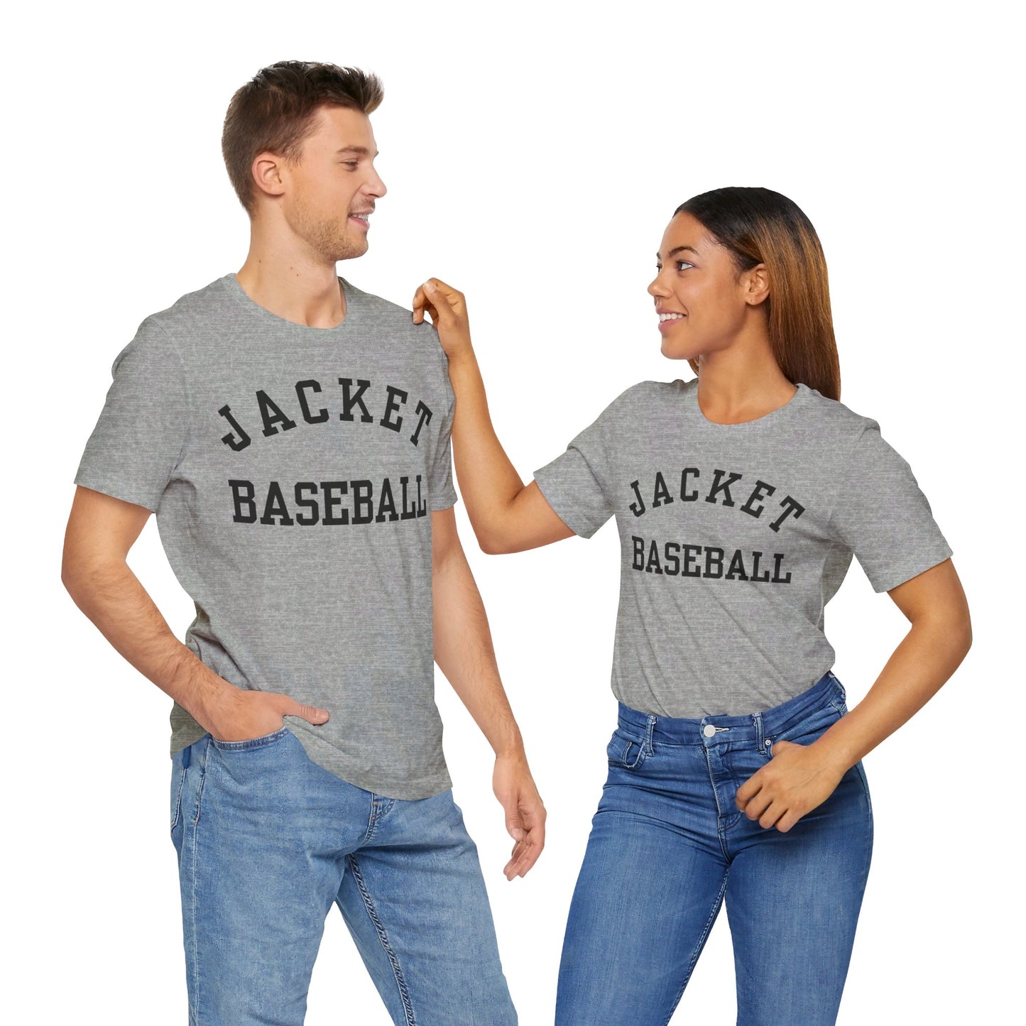 Classic Jacket Baseball Unisex Jersey Short Sleeve Tee