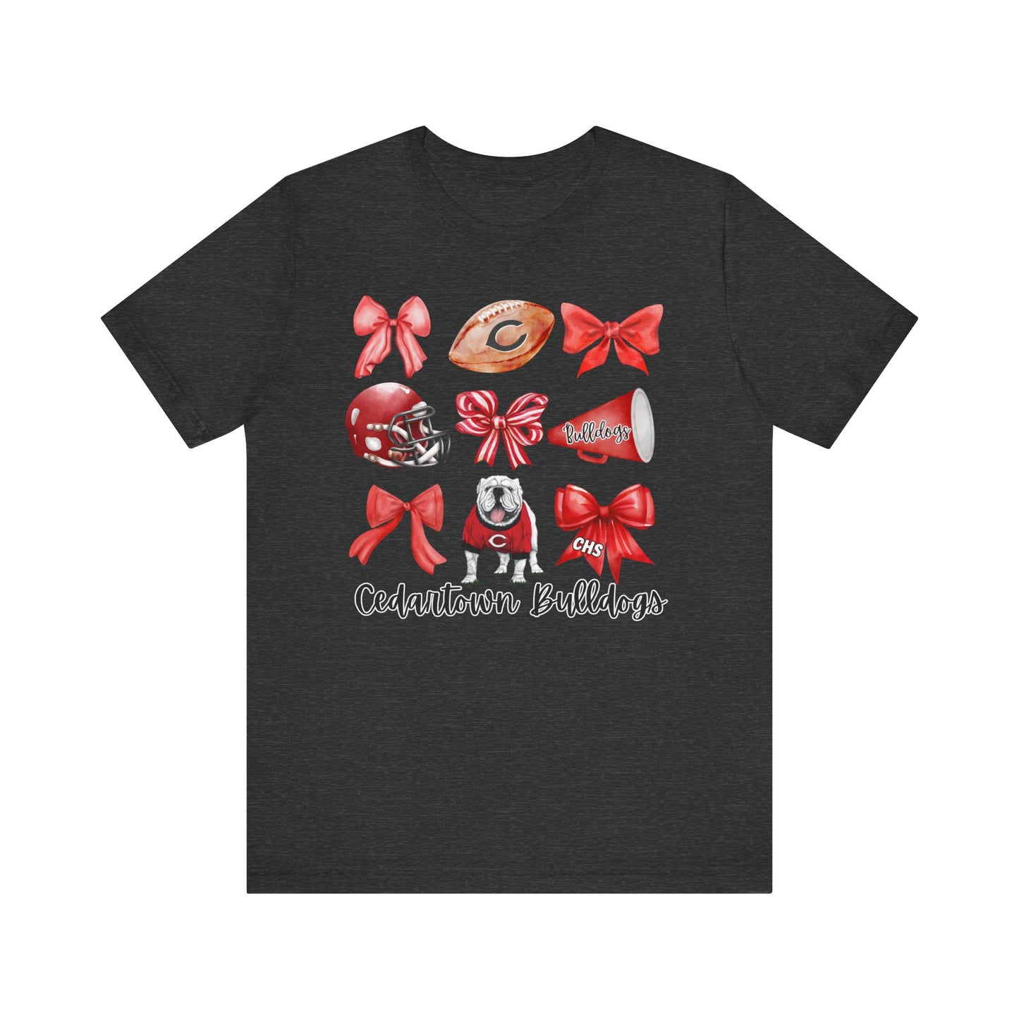 Bows & Bulldogs Unisex Jersey Short Sleeve Tee