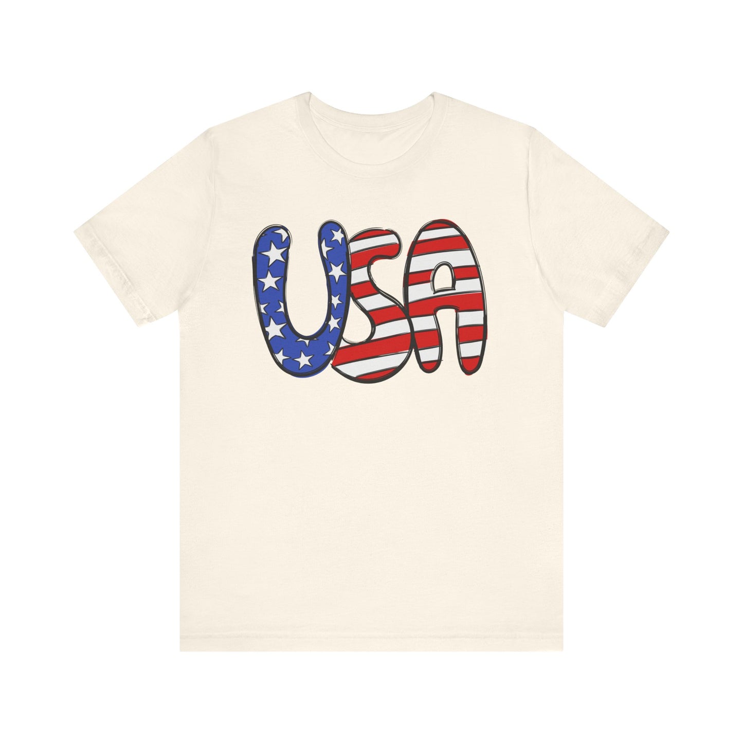 USA Unisex Jersey Short Sleeve Tee