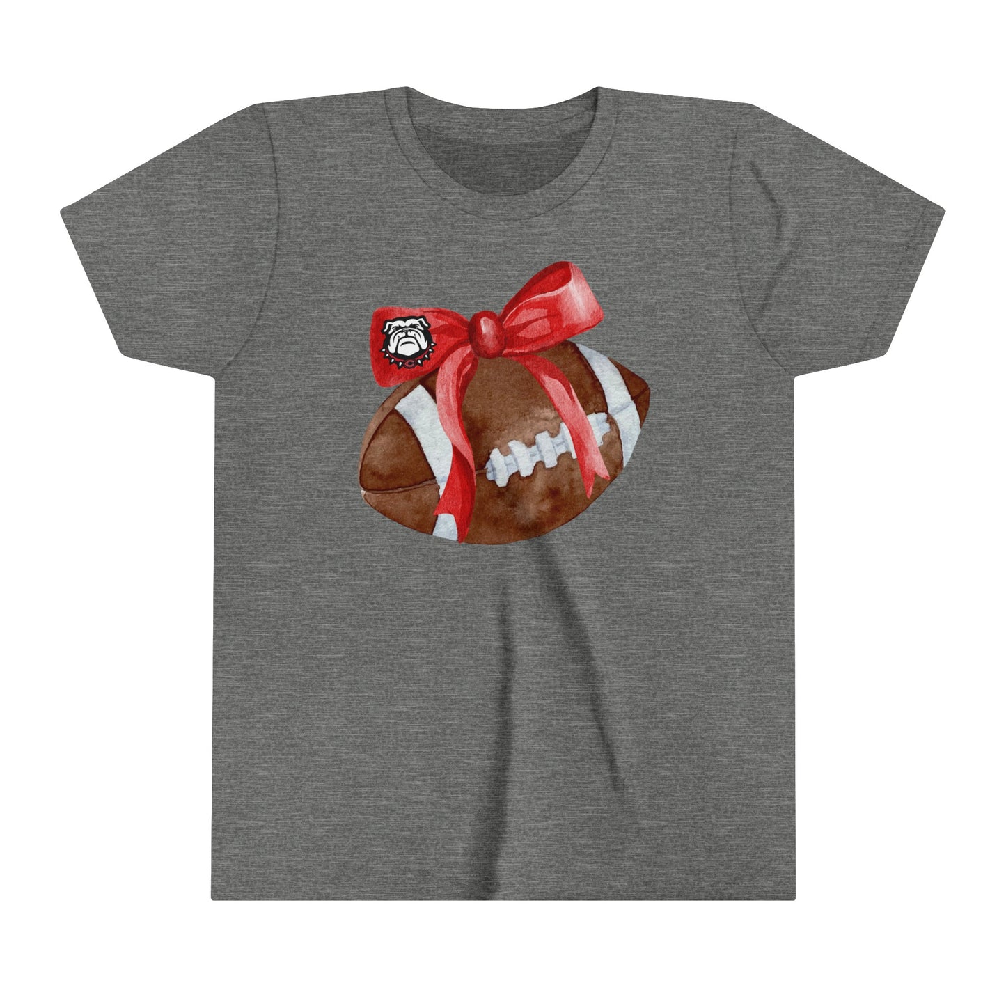 Cedartown Football and Bow KIDS Youth Short Sleeve Tee