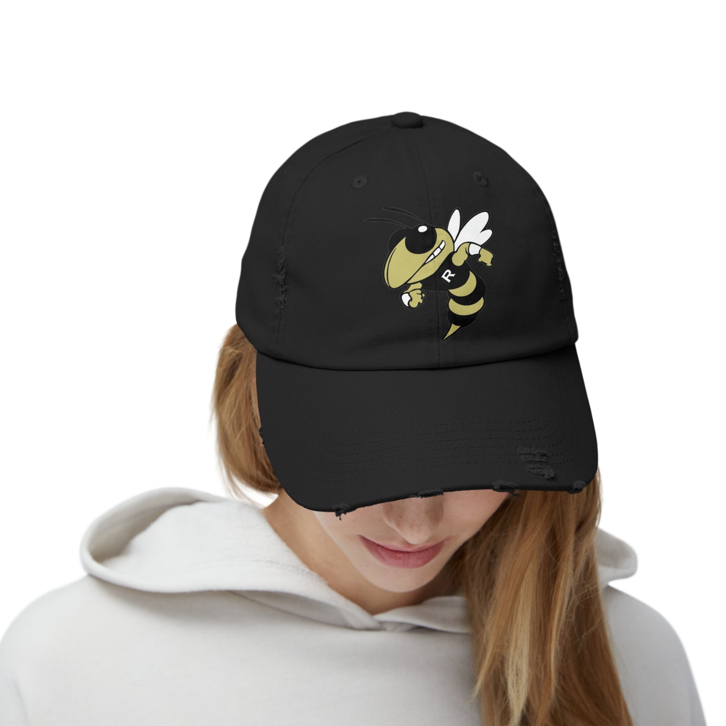 Rockmart Jackets School Spirit Unisex Distressed Cap