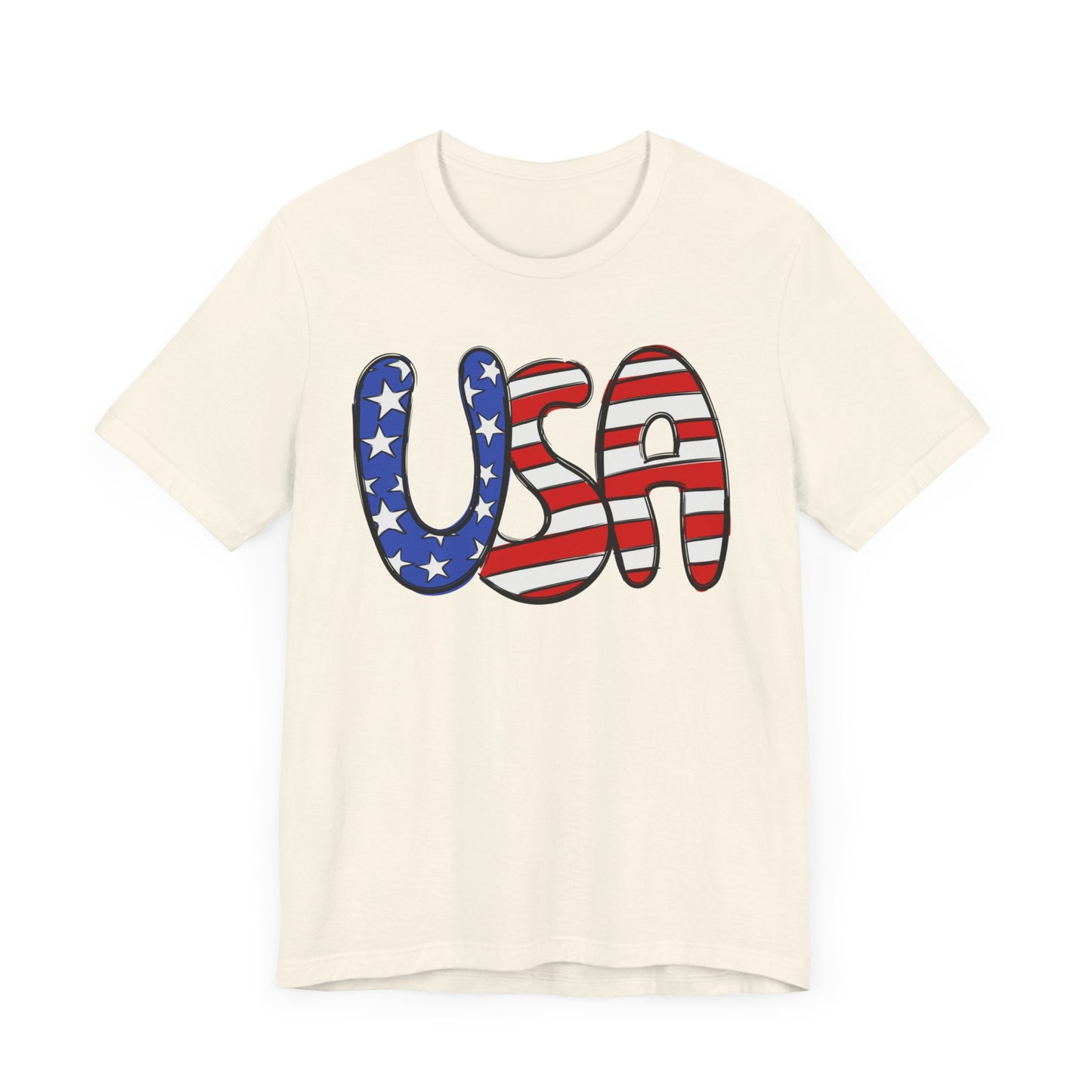 USA Unisex Jersey Short Sleeve Tee