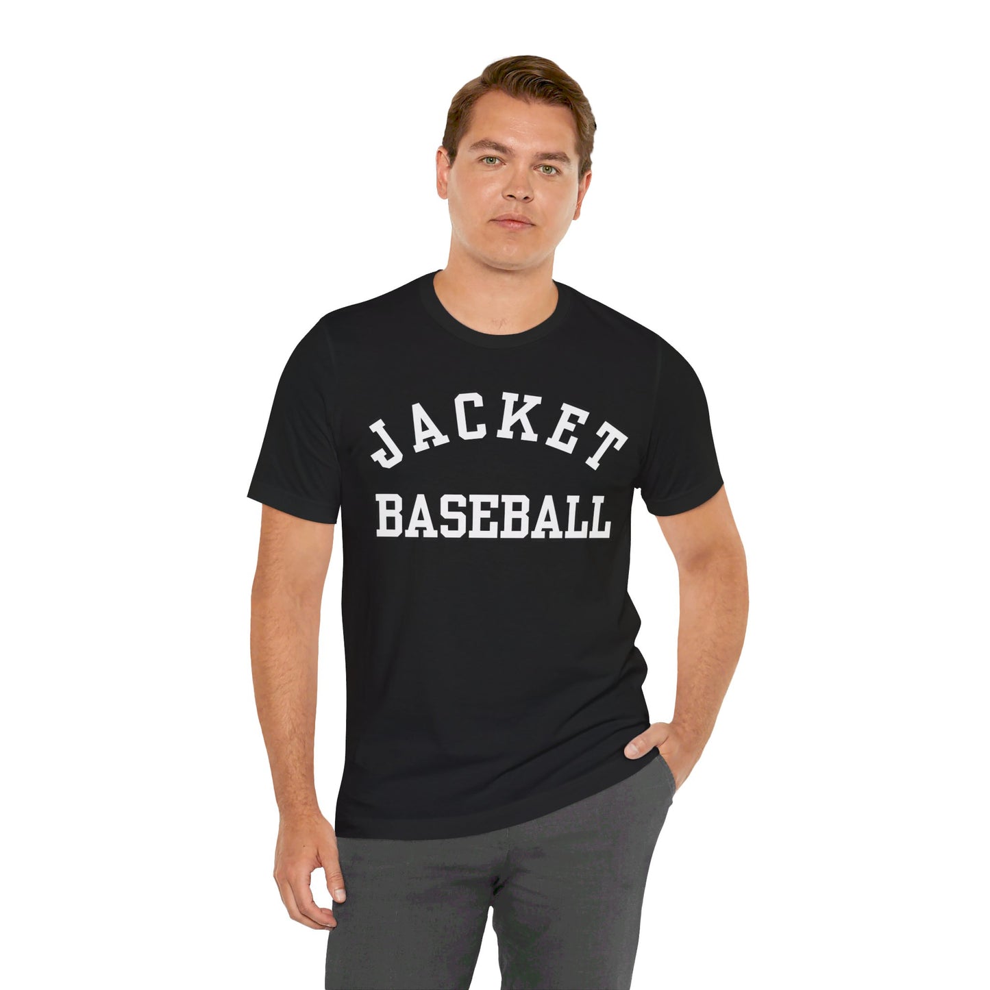 Classic Jacket Baseball Unisex Jersey Short Sleeve Tee