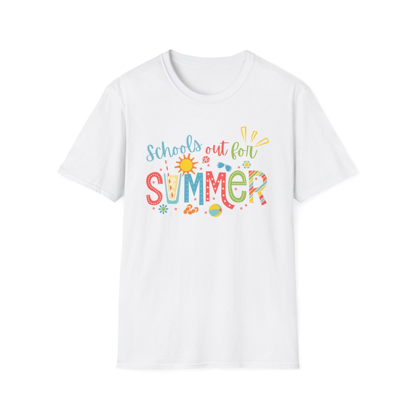 Schools Out for SUMMER! Unisex Softstyle T-Shirt