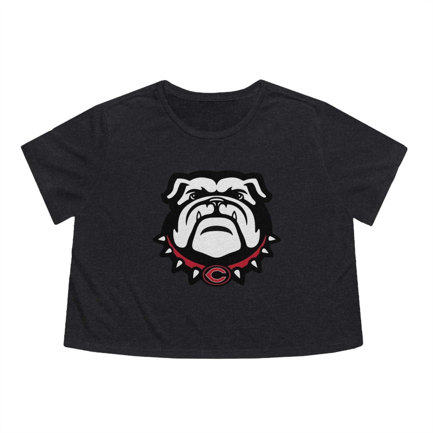 Cedartown Bulldogs School Spirit Women's Flowy Cropped Tee