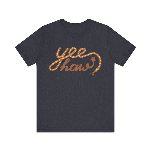 Yeehaw rope Unisex Jersey Short Sleeve Tee