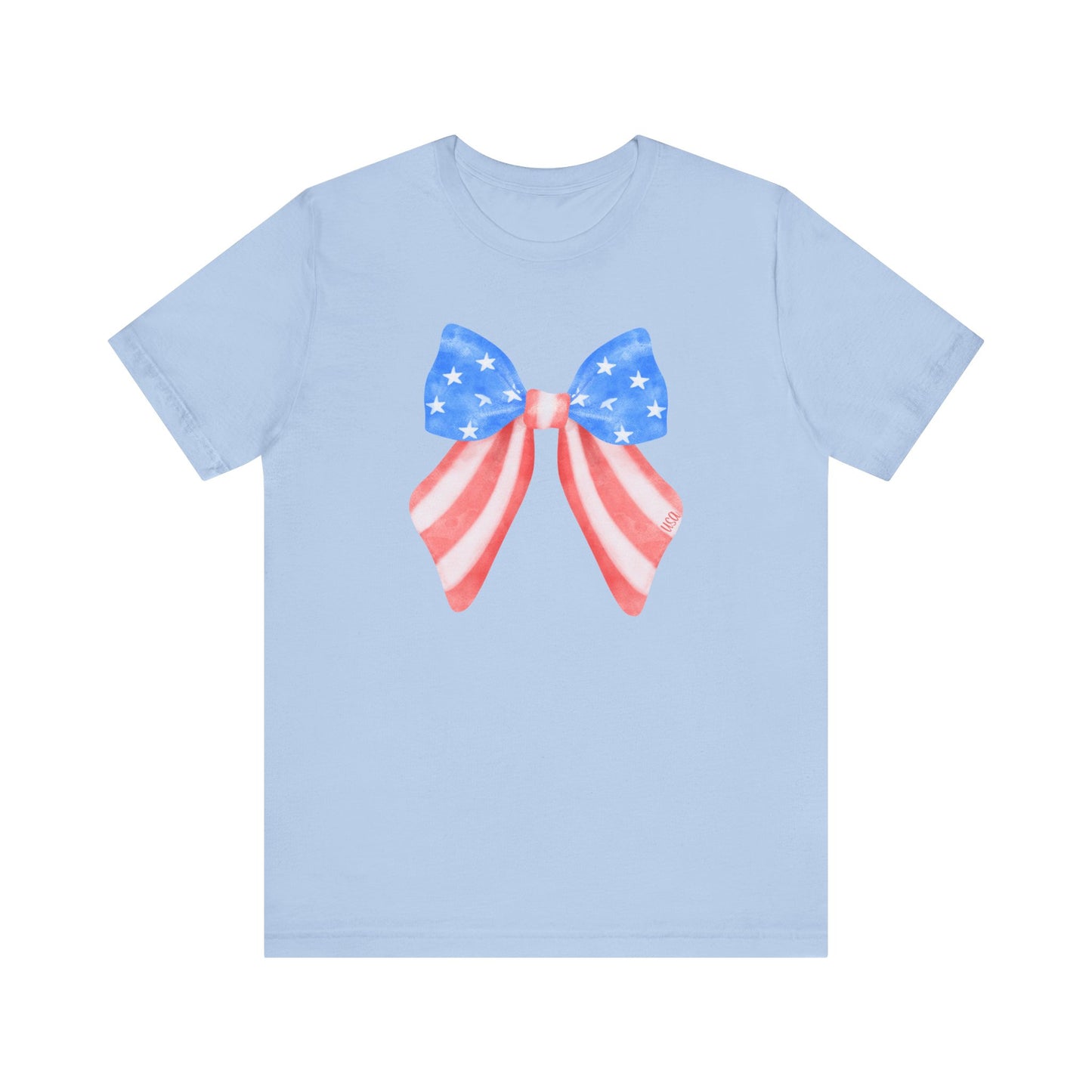 USA Bow Bella Canvas 3001 Unisex Jersey Short Sleeve Tee