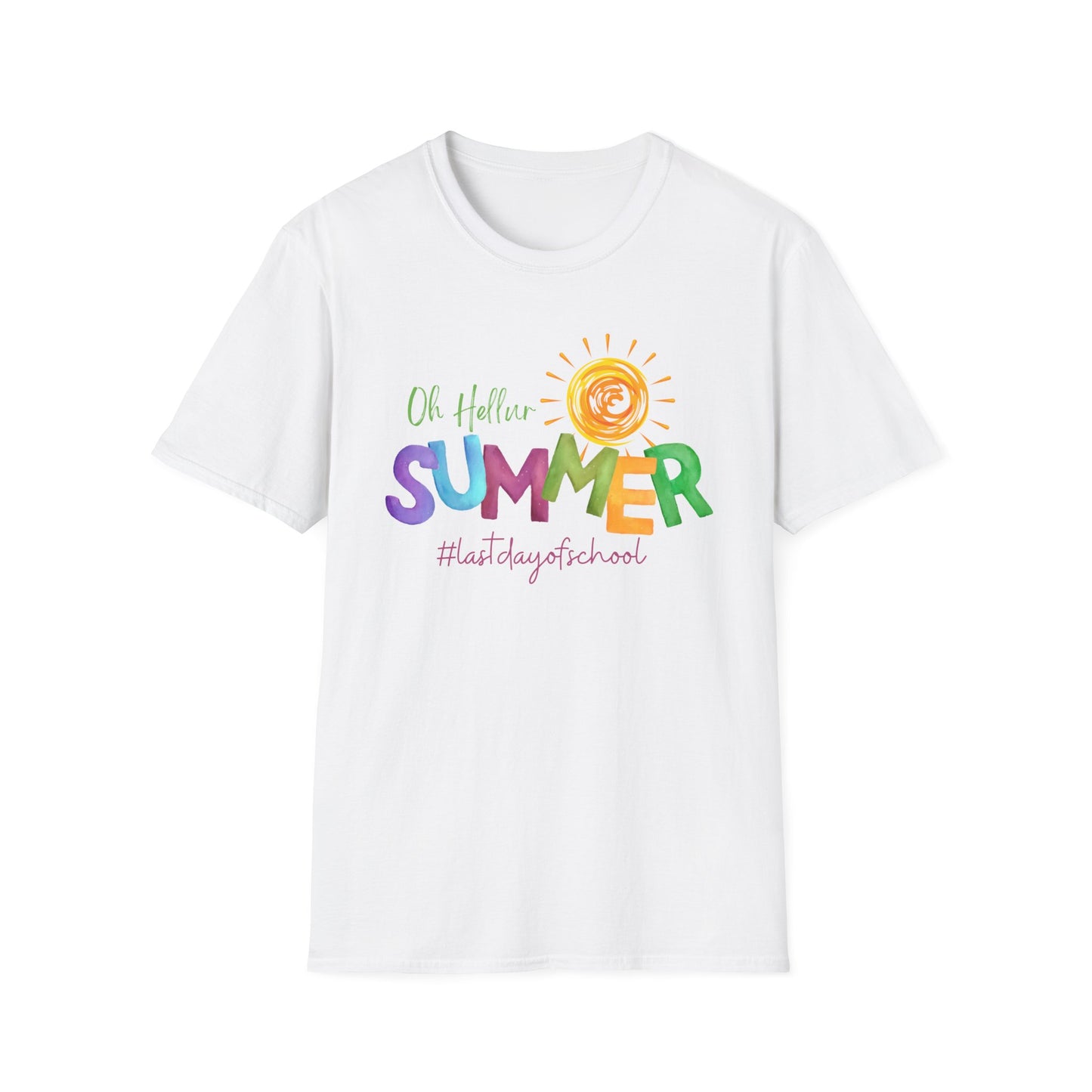 Oh Hellur Summer Unisex Softstyle T-Shirt