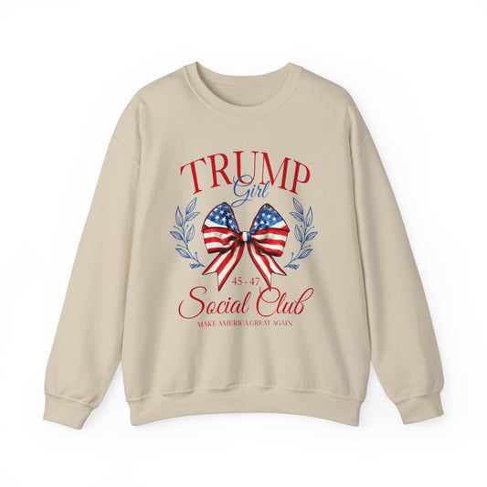 Trump Girl Social Club Unisex Heavy Blend™ Crewneck Sweatshirt