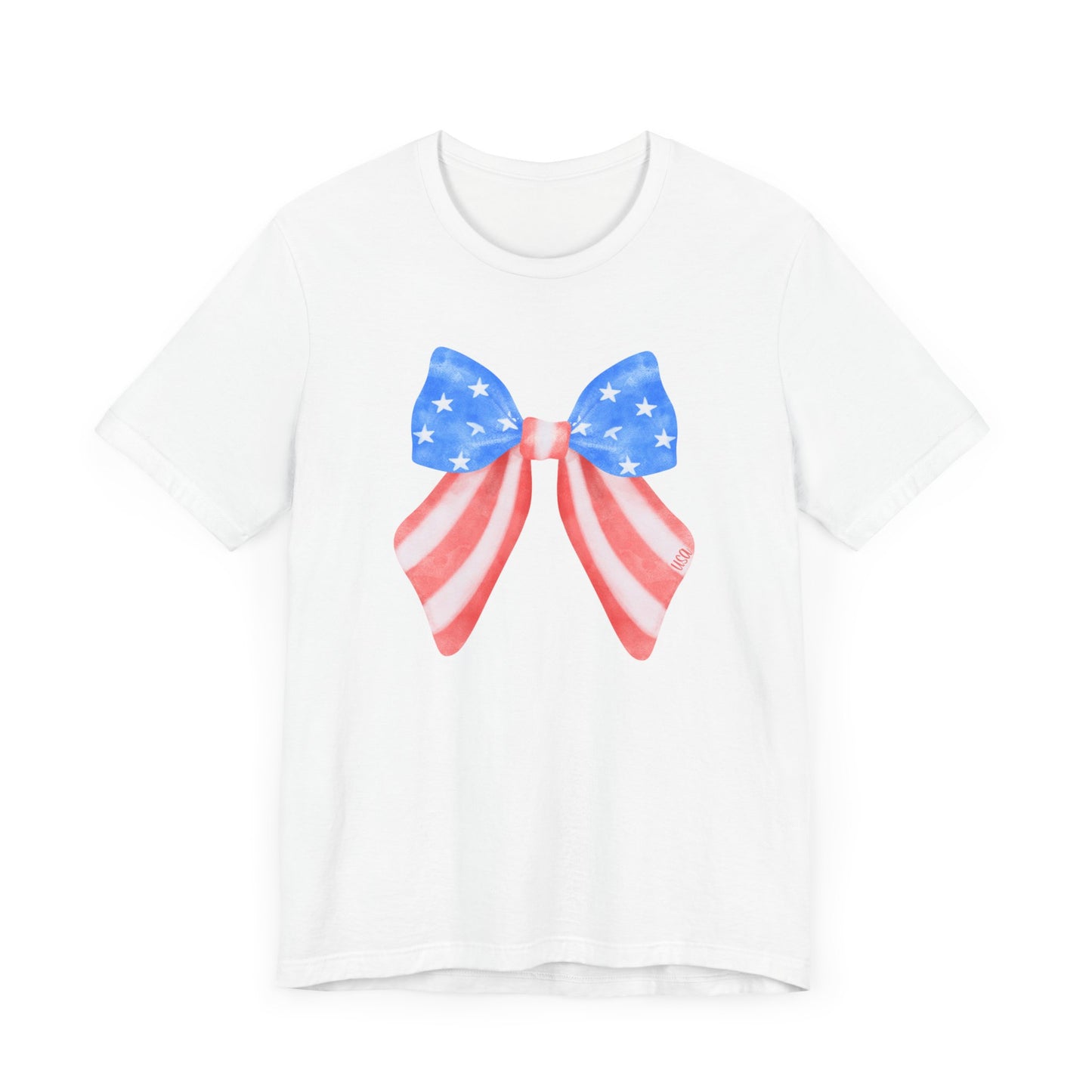 USA Bow Bella Canvas 3001 Unisex Jersey Short Sleeve Tee