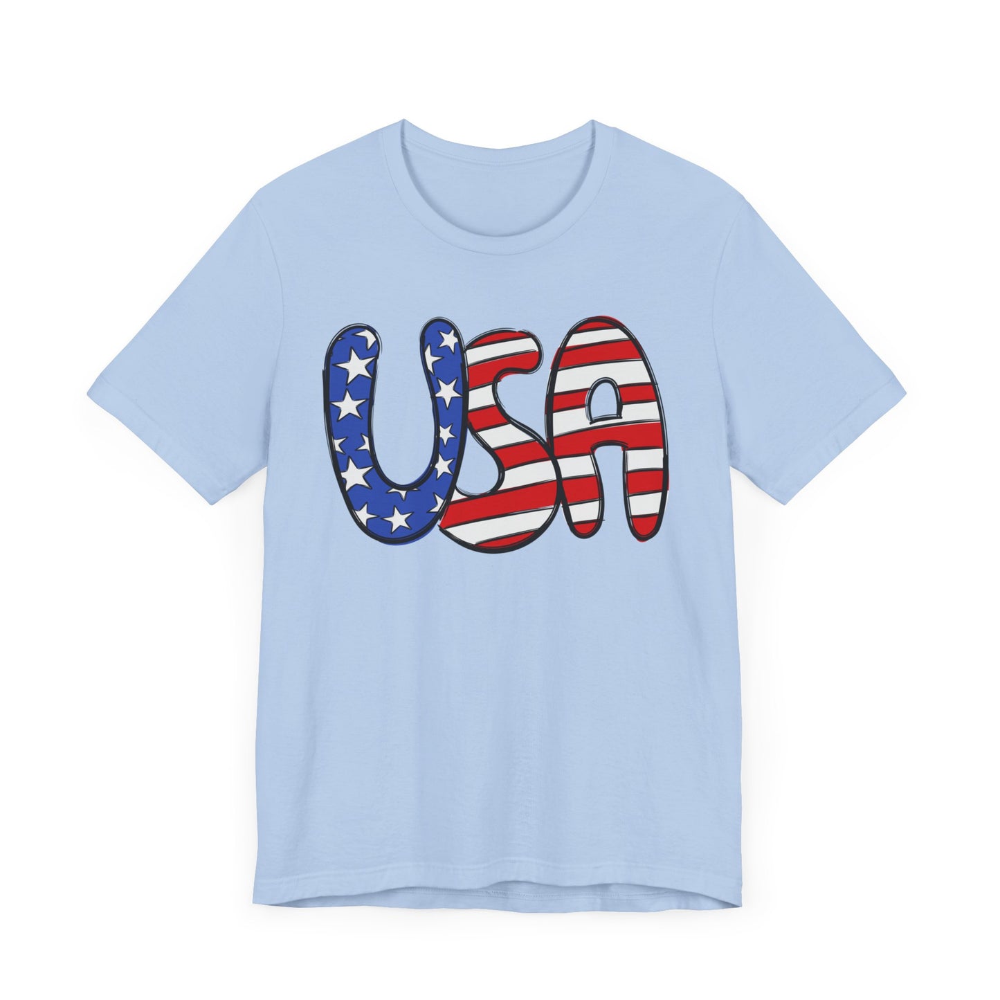 USA Unisex Jersey Short Sleeve Tee