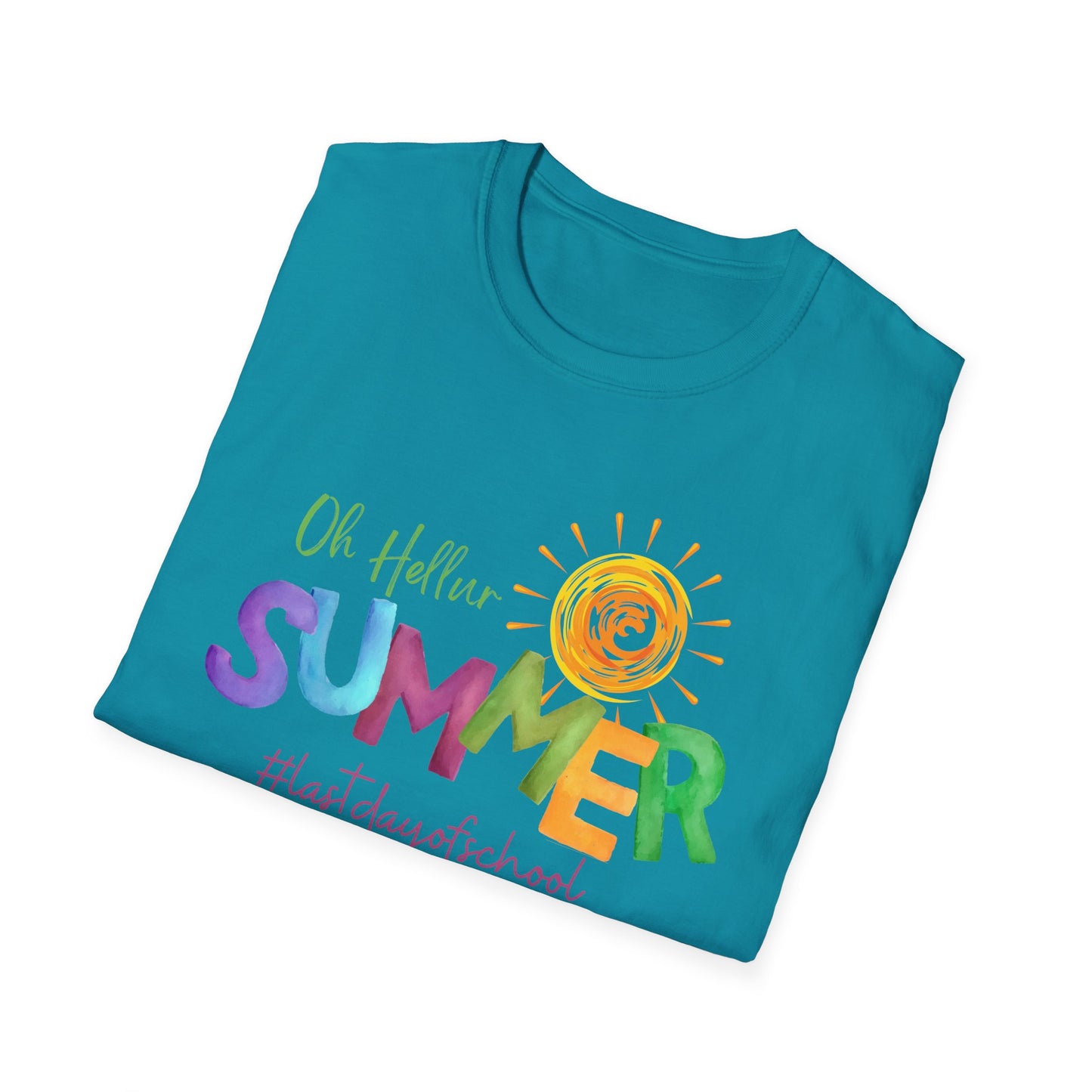 Oh Hellur Summer Unisex Softstyle T-Shirt