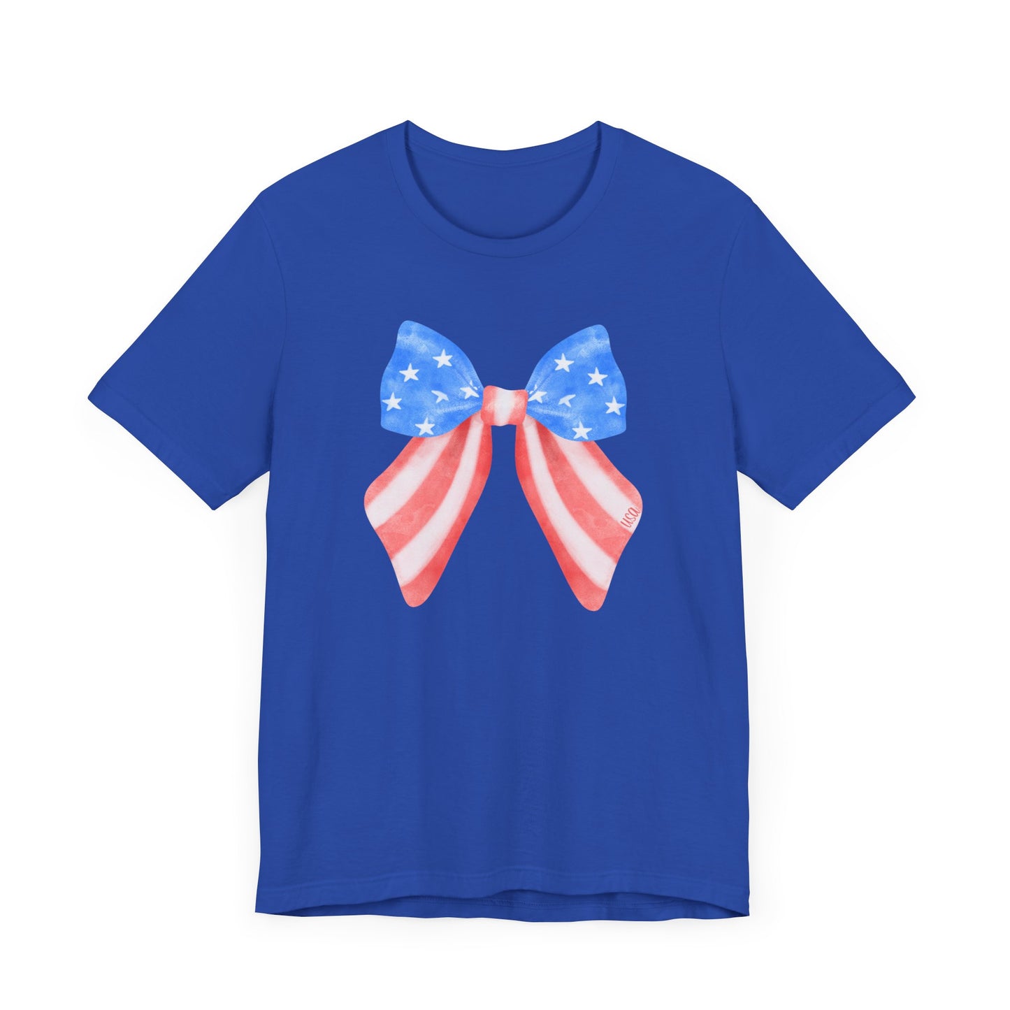 USA Bow Bella Canvas 3001 Unisex Jersey Short Sleeve Tee