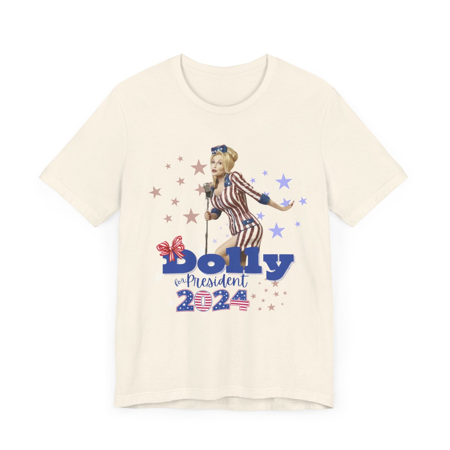 Dolly for President 2024 Bella+Canvas Unisex Jersey Short Sleeve Tee