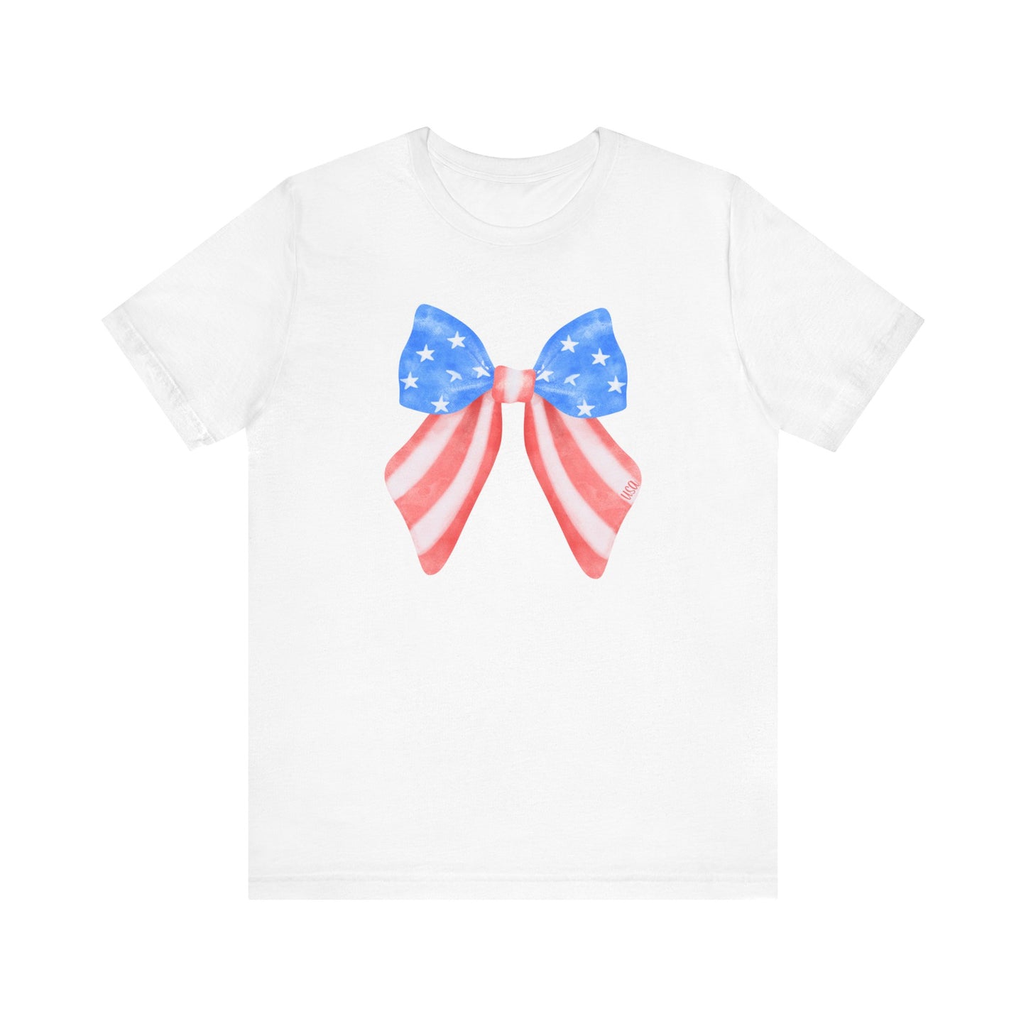 USA Bow Bella Canvas 3001 Unisex Jersey Short Sleeve Tee