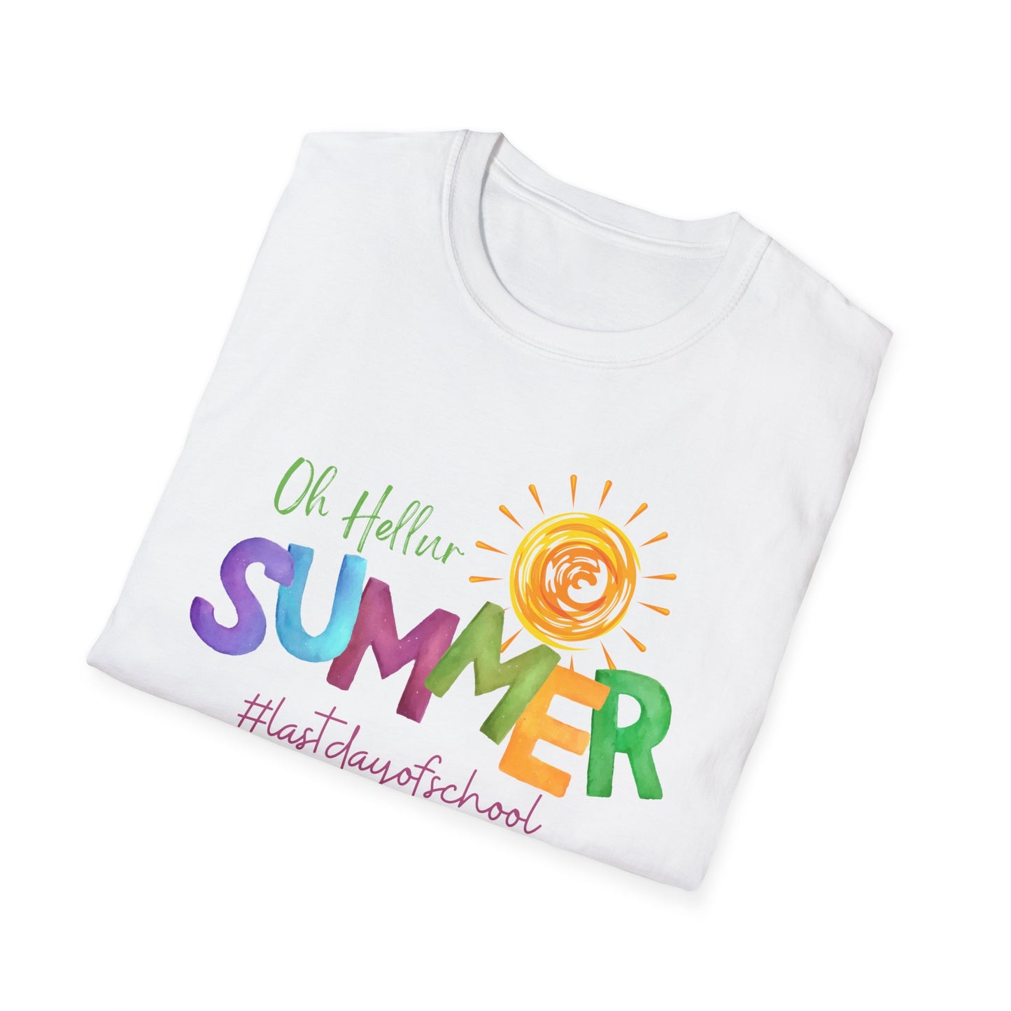 Oh Hellur Summer Unisex Softstyle T-Shirt