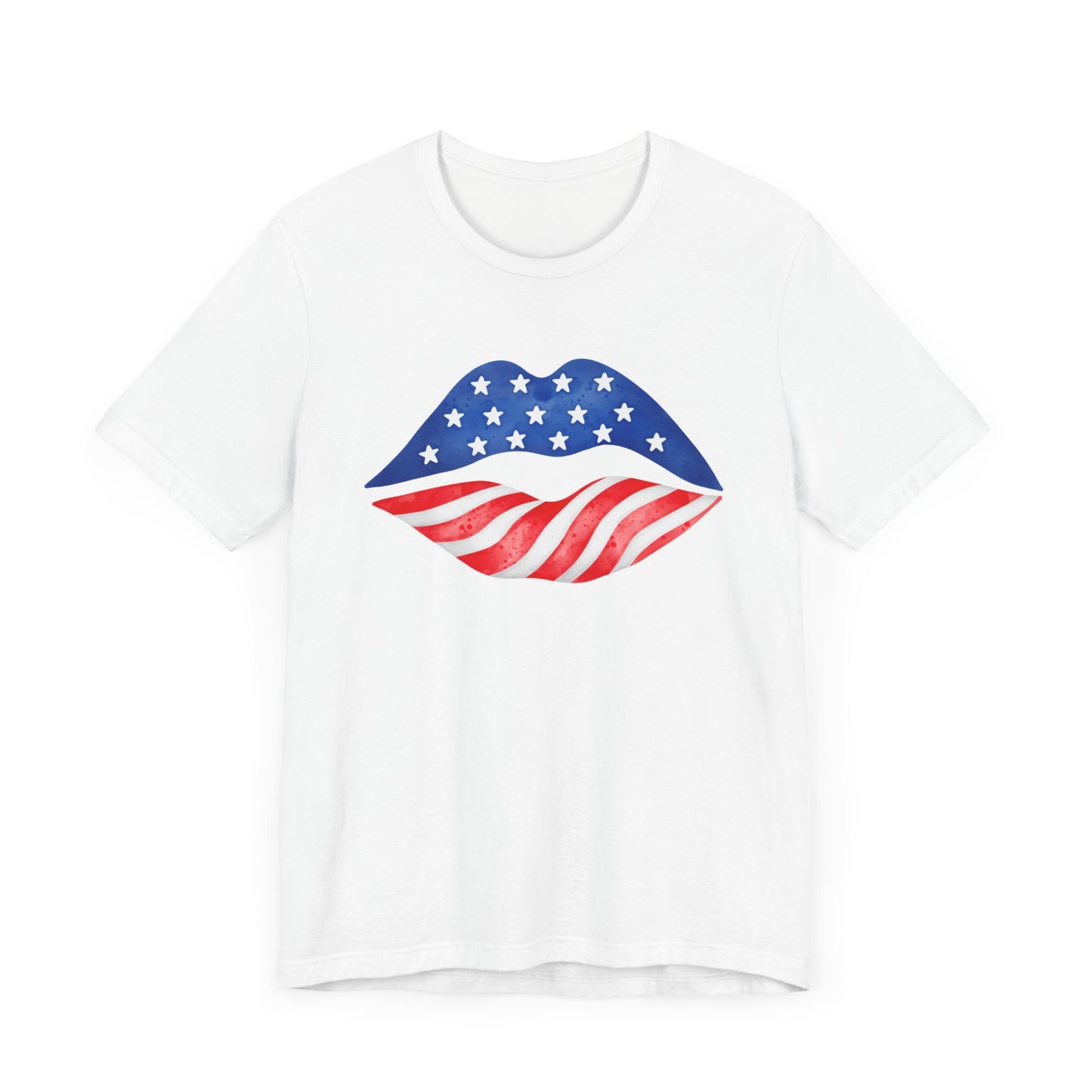 USA Kiss Bella Canvas 3001 Unisex Jersey Short Sleeve Tee