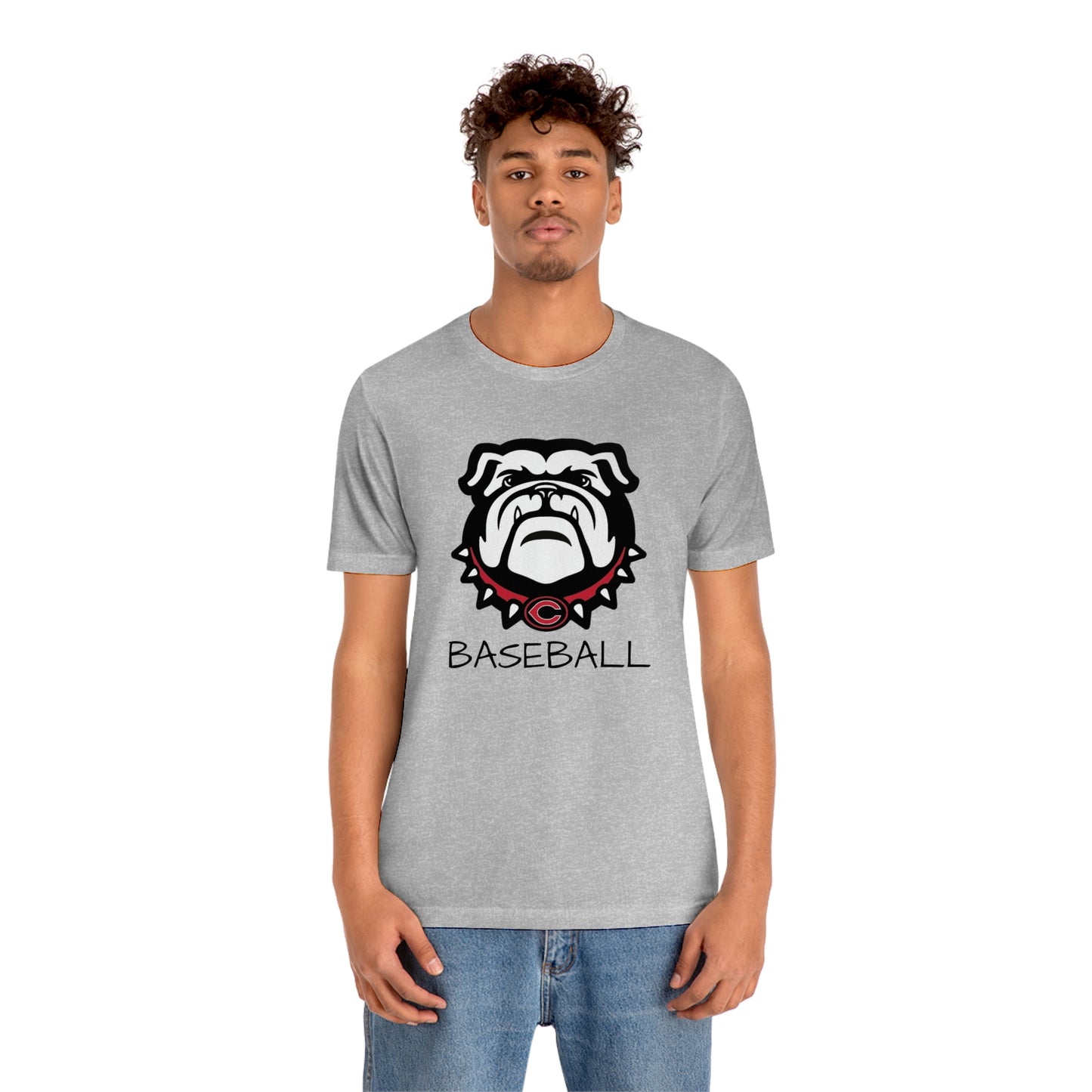 Bulldog Baseball Bella+Canvas 3001 Unisex Jersey Short Sleeve Tee