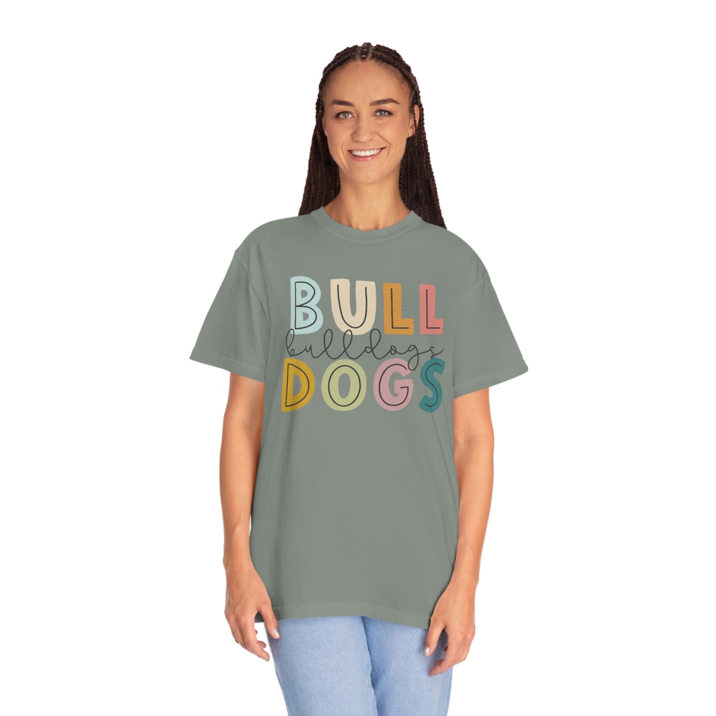 Bulldogs Comfort Colors 1717 Unisex Garment-Dyed T-shirt